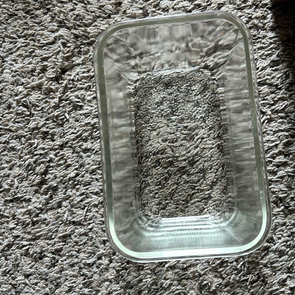 Vintage Glasbake Loaf Pan J-805-5 1 1/2 Qt